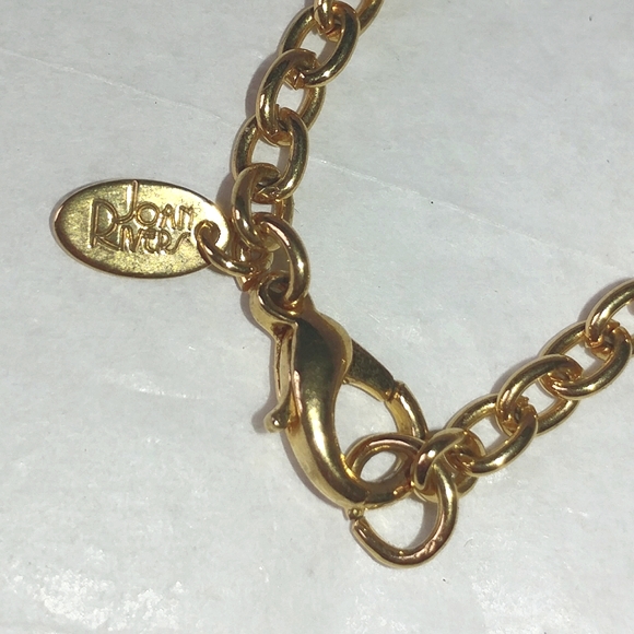 JOAN RIVERS CAGED PEARL PENDANT NECKLACE - 30" CHAIN - Picture 4 of 6